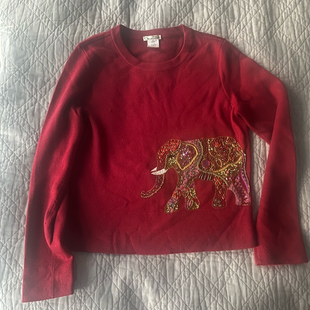 Oscar de la Renta Cashmere Silk sweater